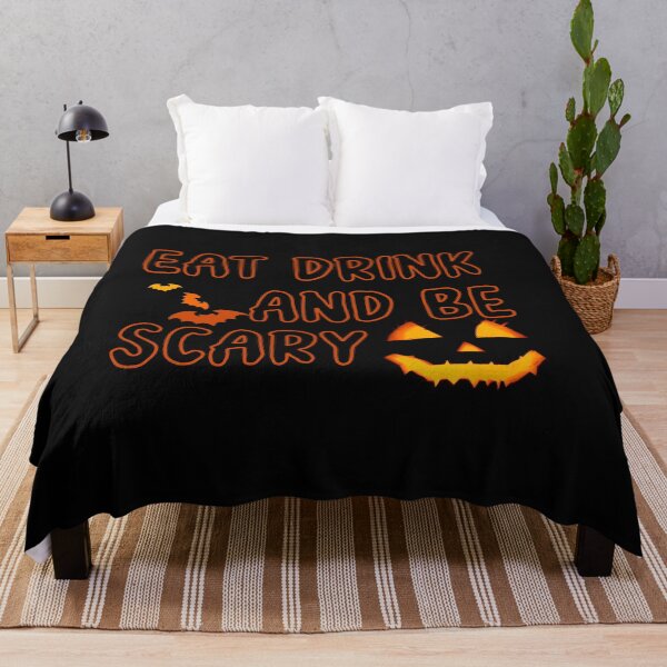 Item preview, Eat Drink And Be Scary Funny Halloween Essential T-Shirt designed and sold by LilaDiams.