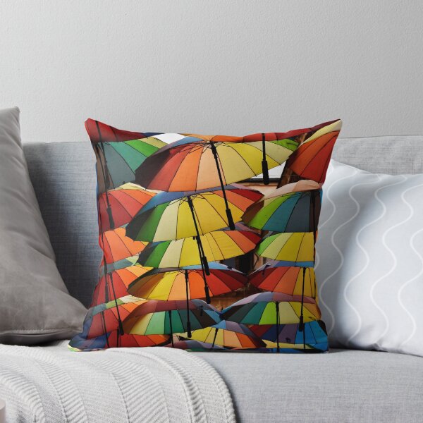 Item preview, Umbrellas in rainbow colors | Travel photography designed and sold by Mii-pics.
