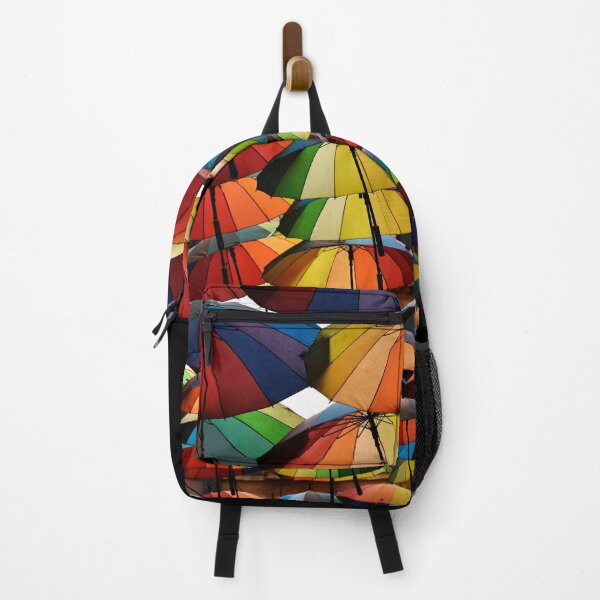 Item preview, Umbrellas in rainbow colors | Travel photography designed and sold by Mii-pics.