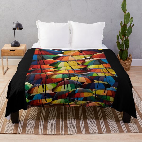 Item preview, Umbrellas in rainbow colors | Travel photography designed and sold by Mii-pics.