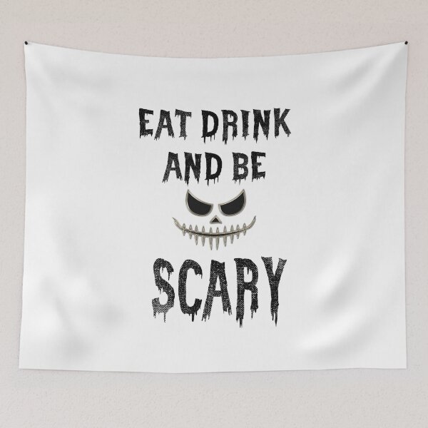Item preview,  Eat Drink And Be Scary Funny Halloween Essential T-Shirt designed and sold by LilaDiams.