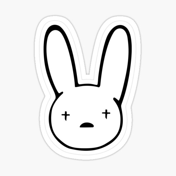 Best Quality Bad Bunny Sticker - Bad Bunny Logo Decal x100PRE Sticker