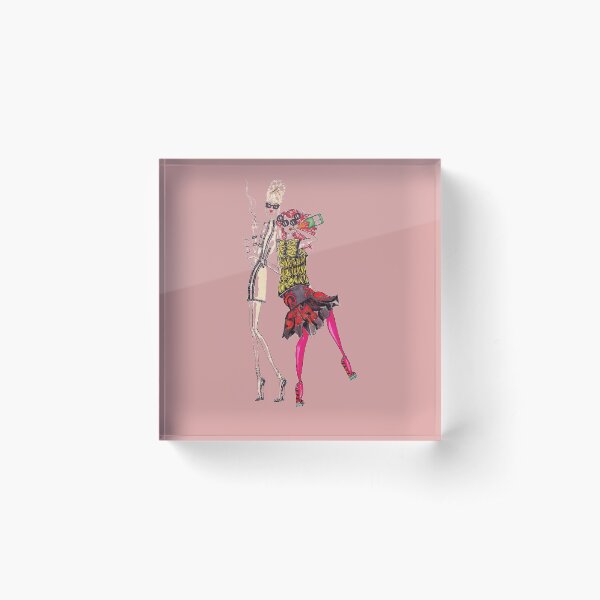Fabulous Darling tshirt - Ab Fab tshirt - Patsy tshirt - Absolutely fabulous shirt Acrylic Block