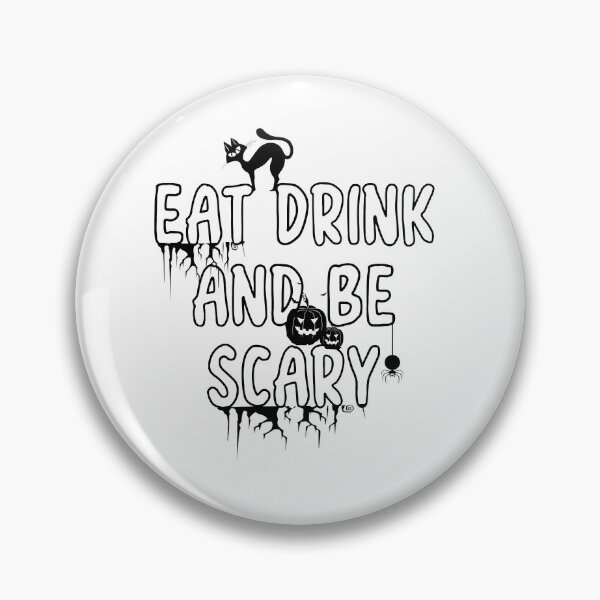 Item preview, Drink And Be Scary Funny Halloween Essential T-Shirt designed and sold by LilaDiams.