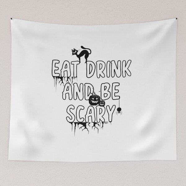 Item preview, Drink And Be Scary Funny Halloween Essential T-Shirt designed and sold by LilaDiams.
