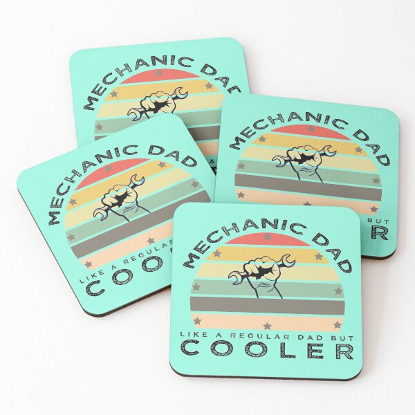 Item preview, Mechanic Dad Like a Regular Dad But Cooler.Funny Birthday Gift Idea for Father's Day, Papa,Grandfather,Man,Husband,Boyfriend,Friend,Vintage,illustration and Design. designed and sold by Simo-One.