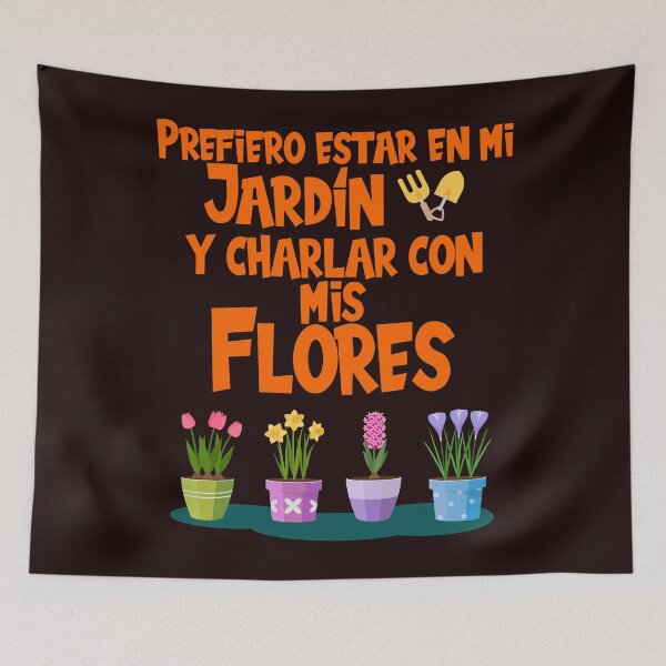 Item preview, I prefer to be in my garden and chat with my flowers designed and sold by Marcia Motivos.