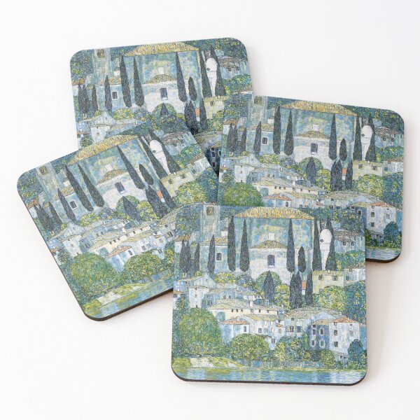 Item preview, Kirche in Cassone (1913) By Gustav Klimt designed and sold by Designedbysm.