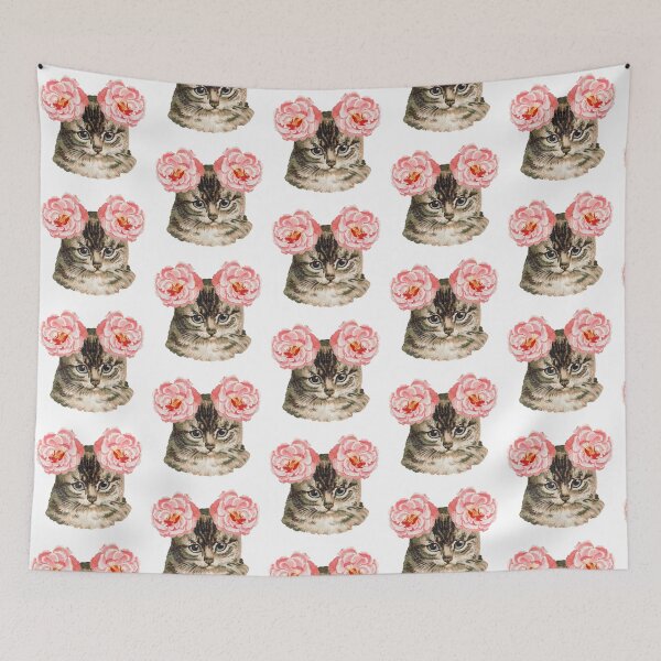 Item preview, Cute cat pattern designed and sold by Sarwat Reza.