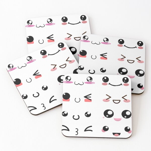 Item preview, Cute expressions pattern designed and sold by RafaelLima7.
