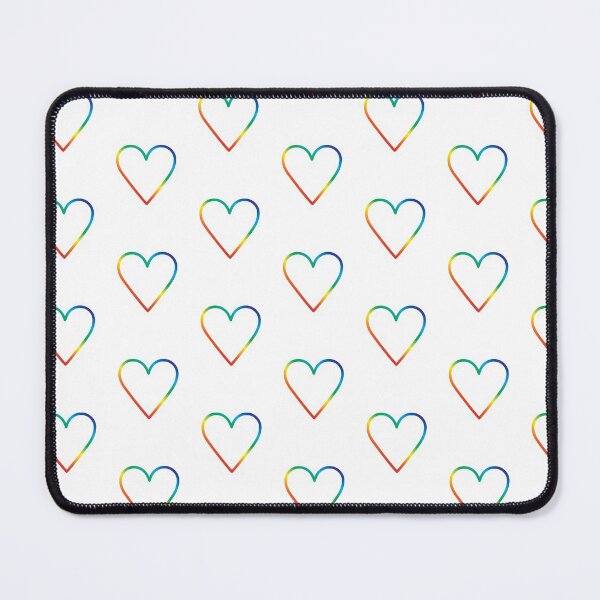 Item preview, Rainbow gradient heart outline designed and sold by Ninja Design Printable.