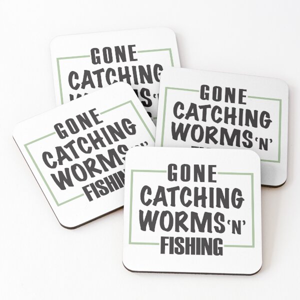 Item preview, Gone Catching Worms 'n' Fishing designed and sold by RicardoPeragua.