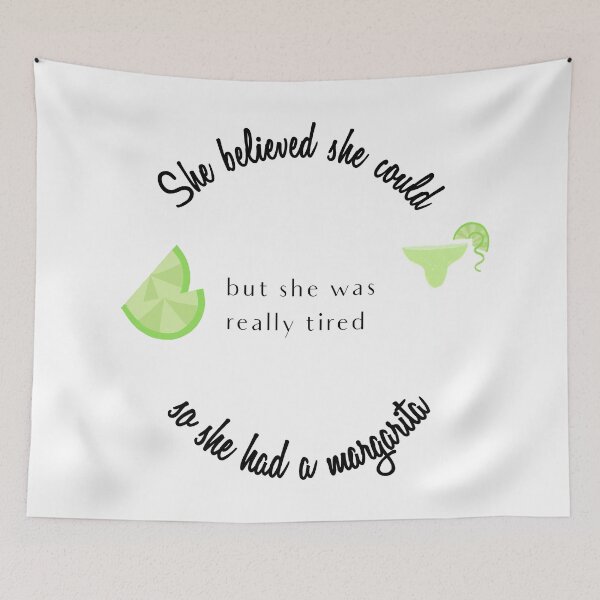 Item preview, She Believed She Could So She Had a Margarita designed and sold by Swigalicious.