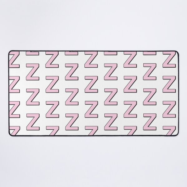 Item preview, Pink letter Z designed and sold by Ninja Design Printable.