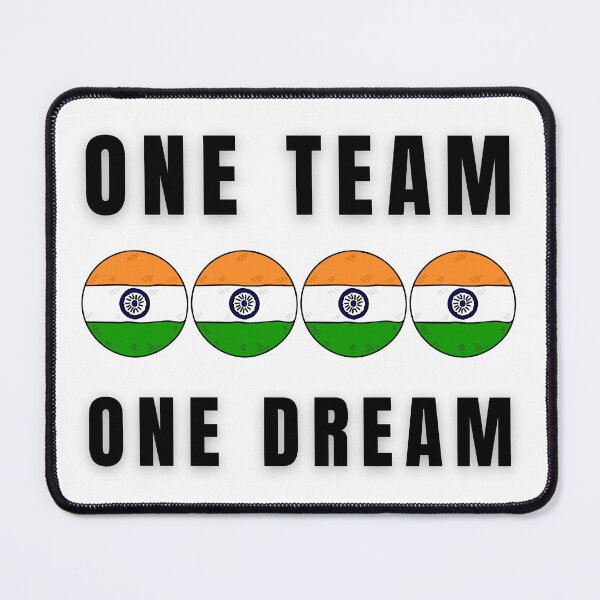 Item preview, One Team One Dream Indian Cricket designed and sold by PHLDesign.
