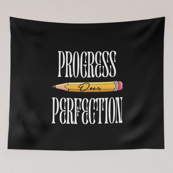 Item preview, Motivational Progress Over Perfection back to School Teacher designed and sold by hakimayedder33.