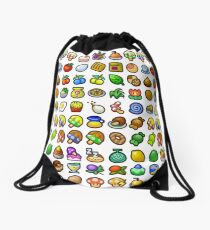 Paper Mario - All Recipes & Ingredients Drawstring Bag