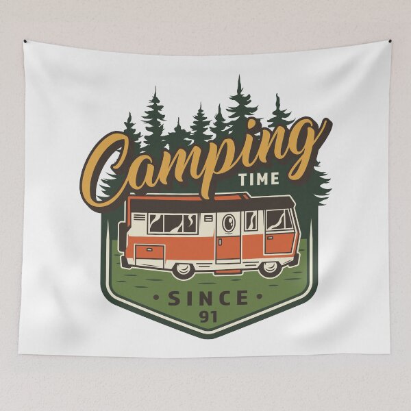 Item preview, Camping Time Adventure designed and sold by Vector Scout Lab.