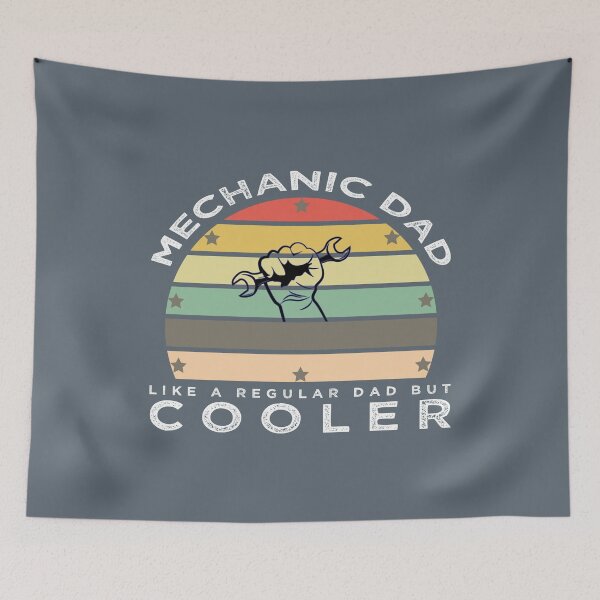 Item preview, Mechanic Dad Like a Regular Dad But Cooler.Funny Birthday Gift Idea for Father's Day, Papa,Grandfather,Man,Husband,Boyfriend,Friend,Vintage,illustration and Design. designed and sold by Simo-One.
