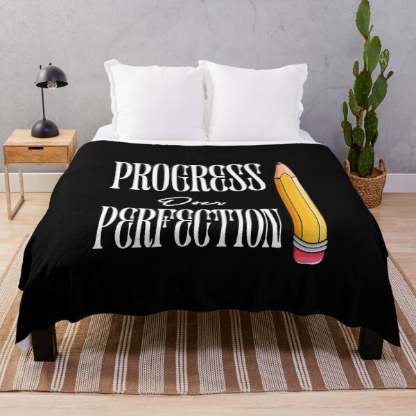 Item preview, Motivational Progress Over Perfection back to School Teacher designed and sold by hakimayedder33.
