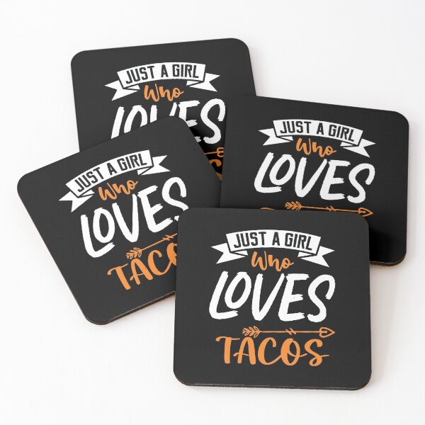 Item preview, Just A Girl Who Loves Tacos designed and sold by mouad naouiri.
