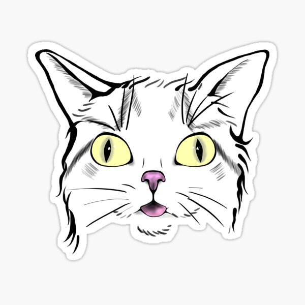 Item preview, crazy cat designed and sold by ativka.
