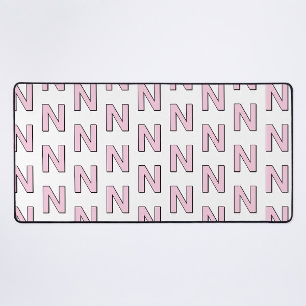 Item preview, Pink letter N designed and sold by Ninja Design Printable.