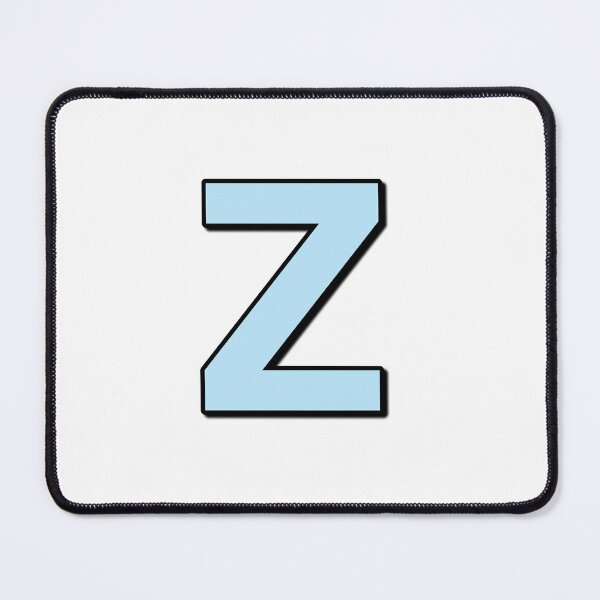 Item preview, Blue letter Z designed and sold by Ninja Design Printable.