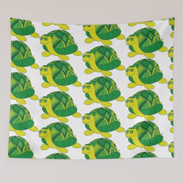 Item preview, Ocean Sea Turtle - Cowboy Turtle designed and sold by so01.