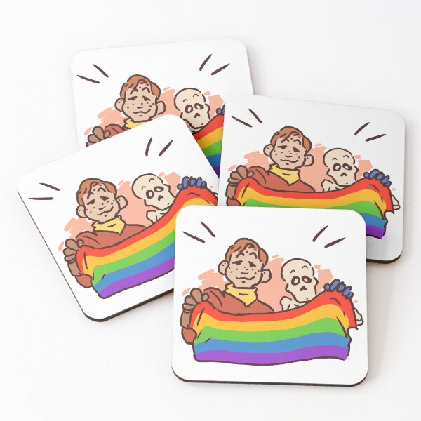 Item preview, Cowboys and Skeletons (both are gay) designed and sold by MisMess.