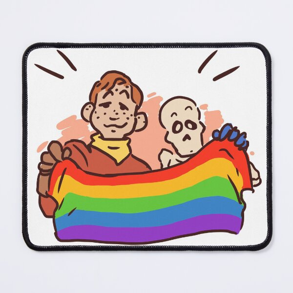 Item preview, Cowboys and Skeletons (both are gay) designed and sold by MisMess.
