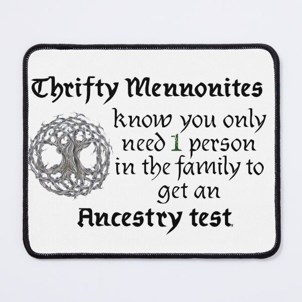 Item preview, Mennonite Ancestry - dark font designed and sold by MelanieJoy.