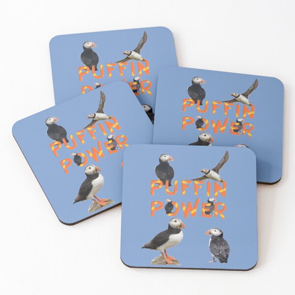 Item preview, Puffin Power, Adorable Puffin Birds, Puffins designed and sold by TheKingdomAttic.