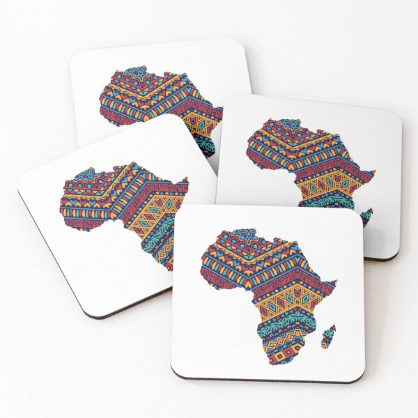 Item preview, Africa Map| Ethnic Ornaments Pattern designed and sold by Alarasboy.