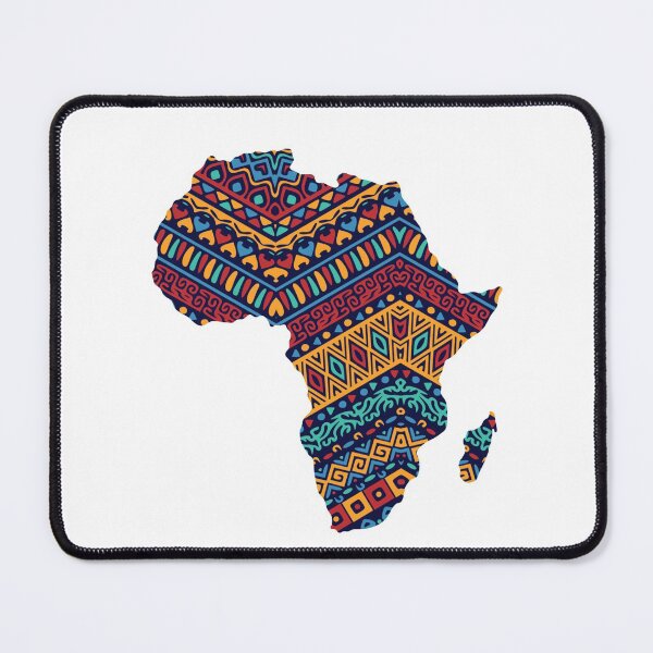 Item preview, Africa Map| Ethnic Ornaments Pattern designed and sold by Alarasboy.