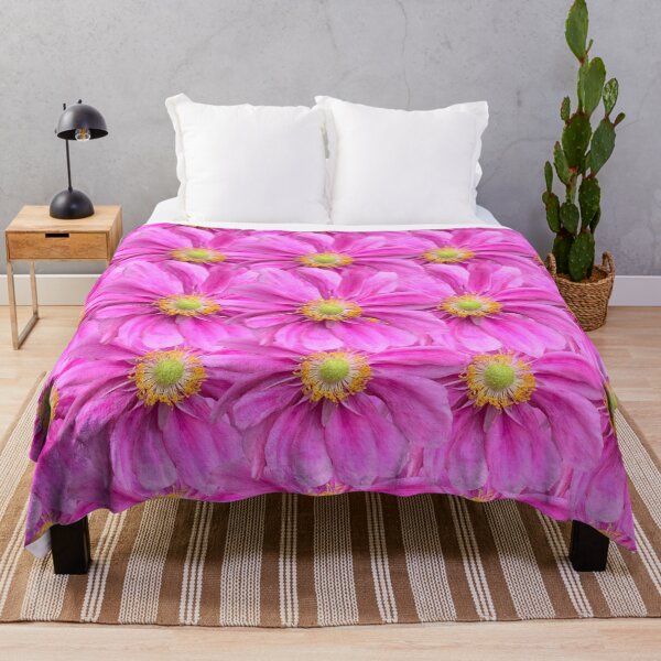 Item preview, Pink Anemone Flower Still Life Floral Photography designed and sold by CottoVerdi.