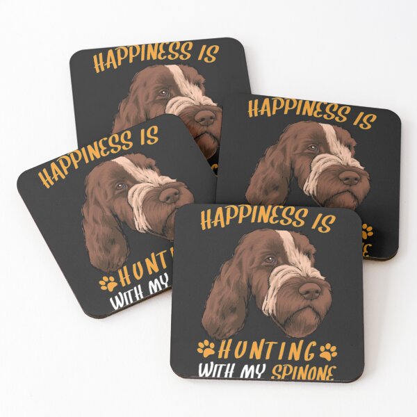 Item preview, Happiness is hunting with my Spinone designed and sold by StarcyWol.