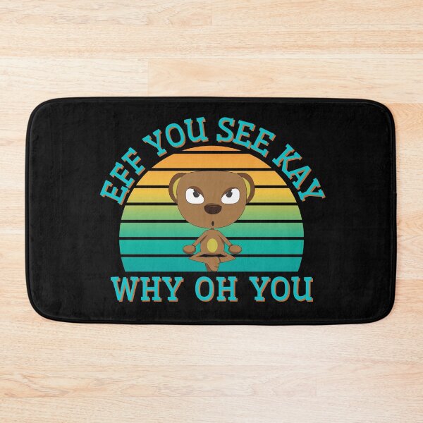 Item preview, Eff You See Kay Why Oh You Meditating Zen Dog designed and sold by Vibbin4Life33.