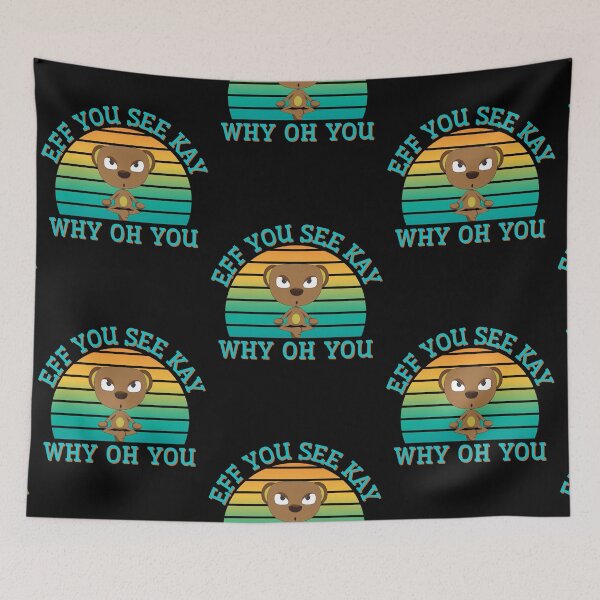 Item preview, Eff You See Kay Why Oh You Meditating Zen Dog designed and sold by Vibbin4Life33.