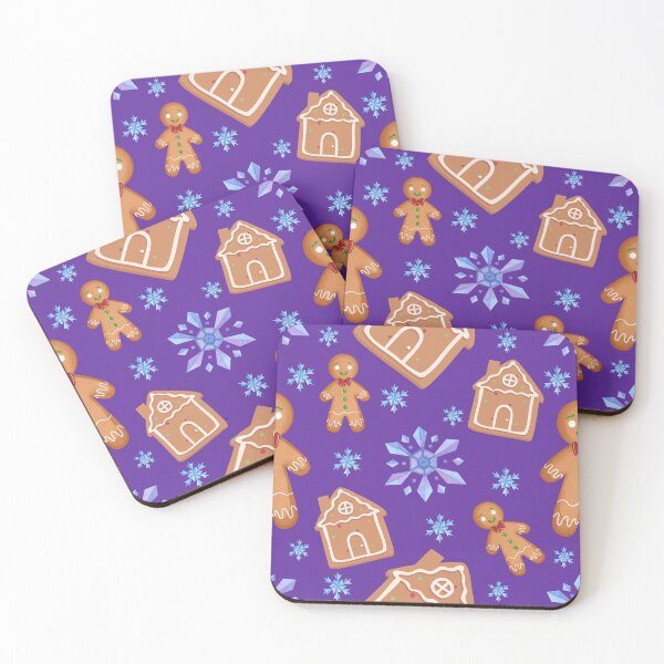 Item preview, Christmas Gingerbread Man And House Decorative Pattern designed and sold by thecooltable.