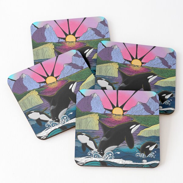 Item preview, Orcas in Alaska designed and sold by JulesOfTheSea21.