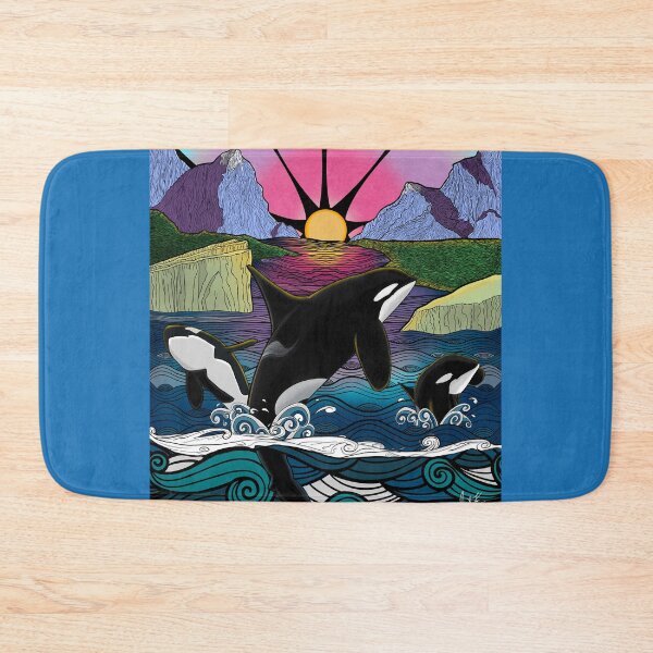 Item preview, Orcas in Alaska designed and sold by JulesOfTheSea21.