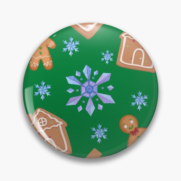 Item preview, Christmas Gingerbread Man Snowflake Decorative Pattern designed and sold by thecooltable.