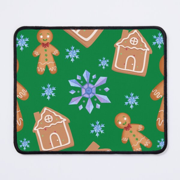 Item preview, Christmas Gingerbread Man Snowflake Decorative Pattern designed and sold by thecooltable.