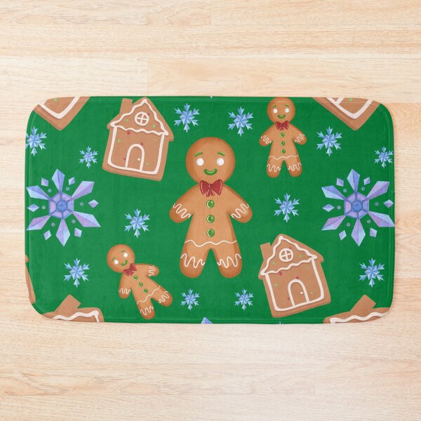 Item preview, Christmas Gingerbread Man Snowflake Decorative Pattern designed and sold by thecooltable.