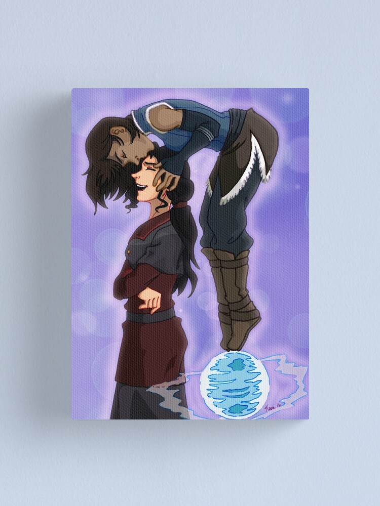 Korrasami Kiss Canvas Print By Findyourway Redbubble 