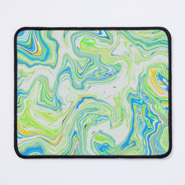 Item preview, Beautiful Funky Blue Green Marble Effect Pattern designed and sold by Blobertinka.