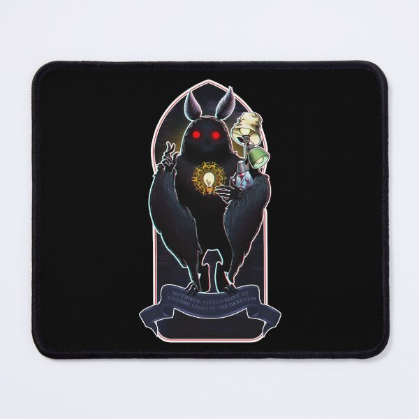 Item preview, Mothman Cryptid Prayer Candle designed and sold by cheeborg.