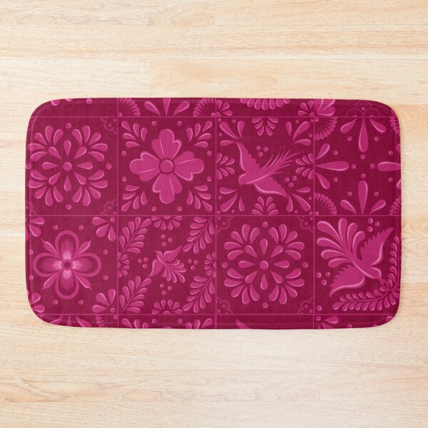 Item preview, Mexican Pink Talavera Tiles Pattern by Akbaly designed and sold by Akbaly.