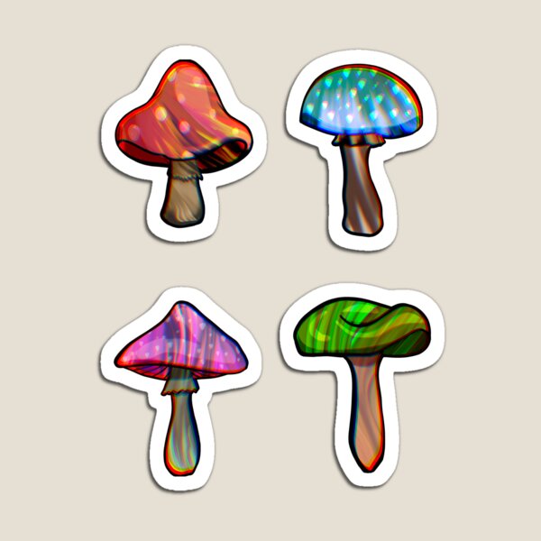 Item preview, Psychedelic Mushrooms Multi-pack Stickers designed and sold by Tori Thomas.